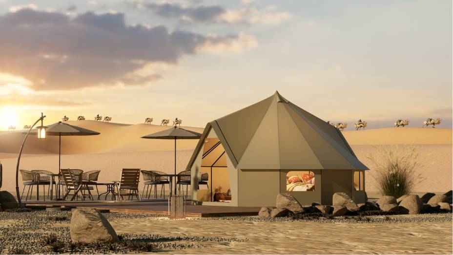 克拉玛依露营酒店帐篷厂家